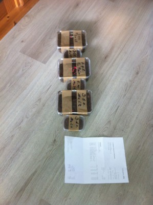 Geleverde bakjes